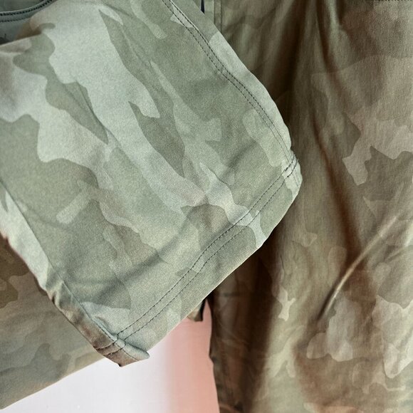 PrAna Women's Halle Straight Athletic Pants II Plus Size 18W Sage Camo - Picture 5 of 12